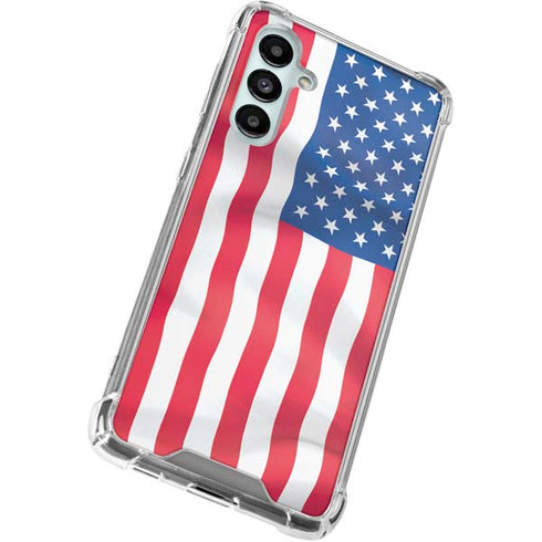 USA Flag Galaxy A16 5G Clear Case