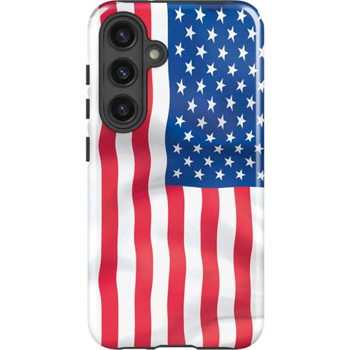 USA Flag Galaxy S25 Plus Impact Case