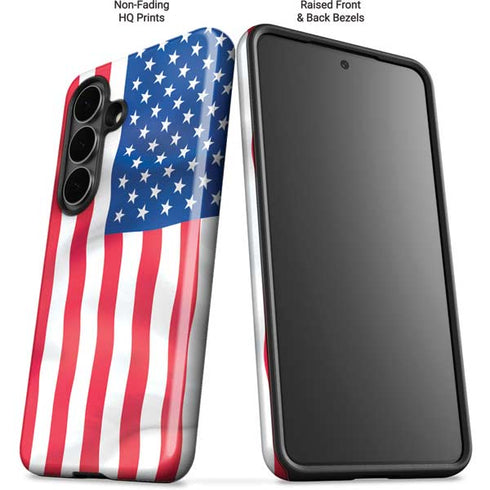 USA Flag Galaxy S26 Plus Impact Case