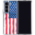 USA Flag Galaxy Z Fold5 5G Clear Case