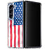 USA Flag Galaxy Z Fold5 5G Clear Case