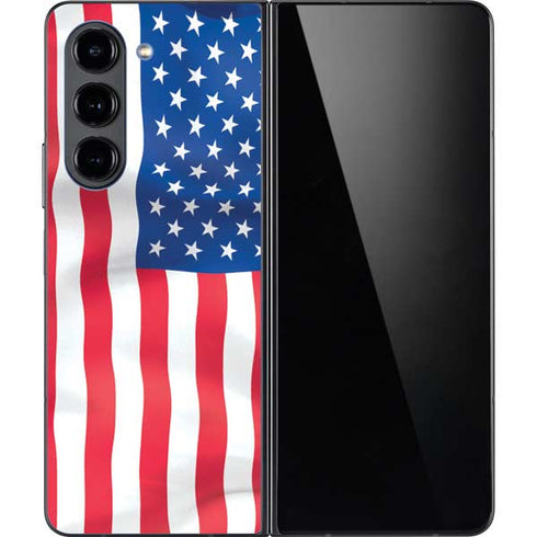 USA Flag Galaxy Z Fold5 5G Skin