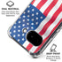 USA Flag Google Pixel 9a Clear Case