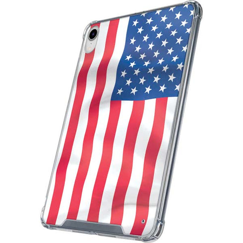 USA Flag iPad 11th Gen (2025) Clear Case