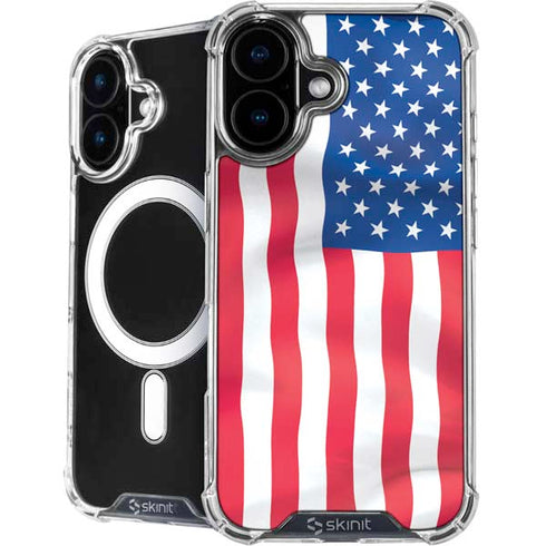 USA Flag iPhone 16 Plus MagSafe Case
