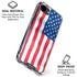 USA Flag iPhone 16e Clear Case
