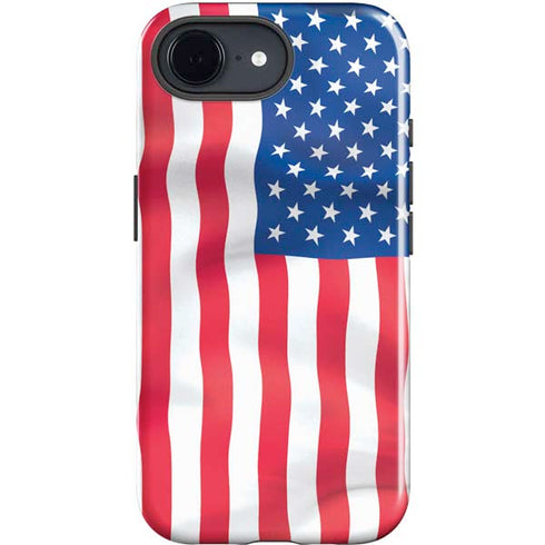 USA Flag iPhone 16e Impact Case