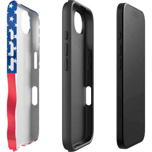 USA Flag iPhone 16e Impact Case