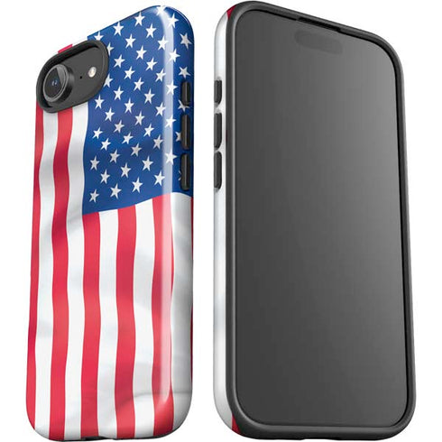 USA Flag iPhone 16e Impact Case