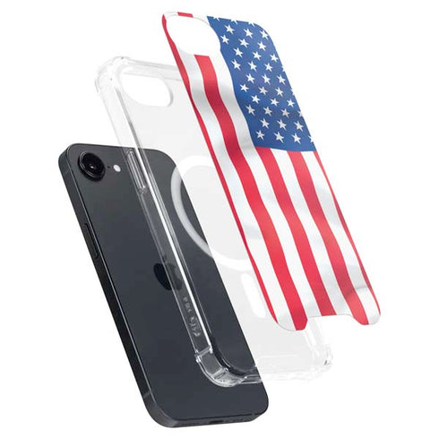 USA Flag iPhone 16e MagSafe Case