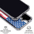 USA Flag iPhone 17 Clear Case