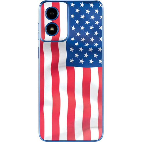 USA Flag Moto G Play 4G (2024) Skin