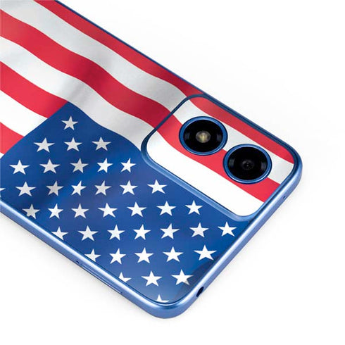 USA Flag Moto G Play 4G (2024) Skin