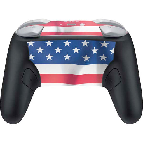 USA Flag Nintendo Switch 2 (2025) Pro Controller Skin