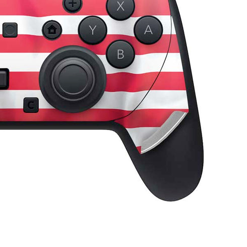 USA Flag Nintendo Switch 2 (2025) Pro Controller Skin