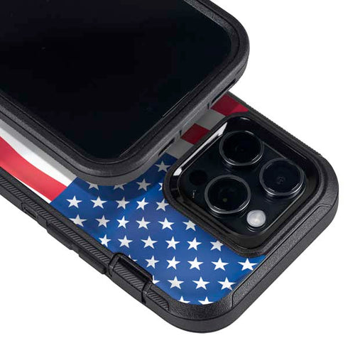 USA Flag Otterbox Defender iPhone Skin