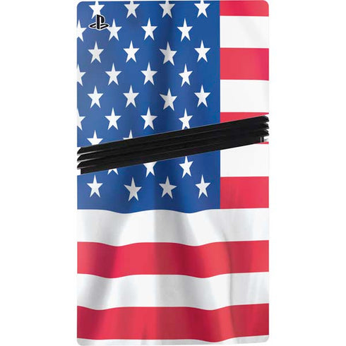 USA Flag PS5 Pro Bundle Skin
