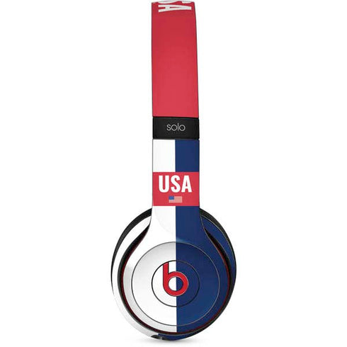 USA Flag Color Block Beats Solo 2 Wireless Skin
