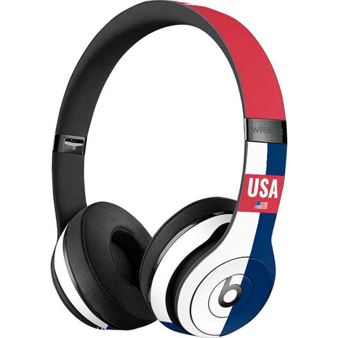 USA Flag Color Block Beats Solo 3 Wireless Skin