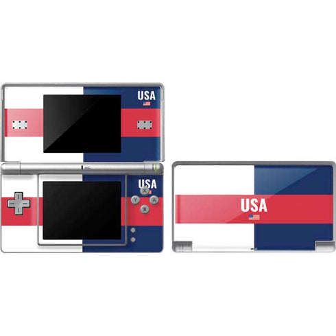 USA Flag Color Block DS Lite Skin