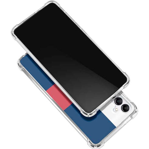 USA Flag Color Block Gabb Phone 4 Clear Case