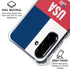 USA Flag Color Block Galaxy A36 5G Clear Case