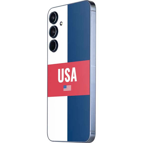 USA Flag Color Block Galaxy A36 5G Skin