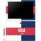 USA Flag Color Block Galaxy Book 12in Skin