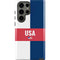USA Flag Color Block Galaxy S23 Ultra Pro Case