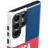 USA Flag Color Block Galaxy S23 Ultra Pro Case