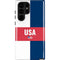 USA Flag Color Block Galaxy Cases