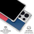 USA Flag Color Block Galaxy S25 Ultra Clear Case