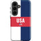 USA Flag Color Block Galaxy S26 Impact Case