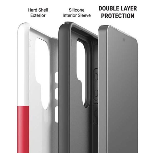 USA Flag Color Block Galaxy S26 Ultra Impact Case