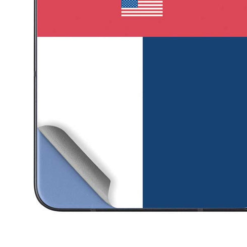 USA Flag Color Block Galaxy Z Fold5 5G Skin