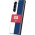 USA Flag Color Block Galaxy Z Fold5 5G Skin