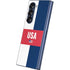 USA Flag Color Block Galaxy Z Fold6 Skin