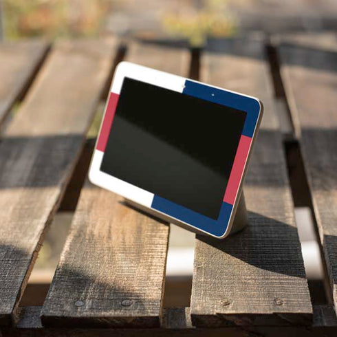 USA Flag Color Block Google Home Hub Skin
