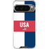 USA Flag Color Block Google Pixel 10 Pro XL Clear Case