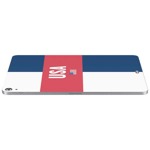 USA Flag Color Block Apple iPad Air Skin