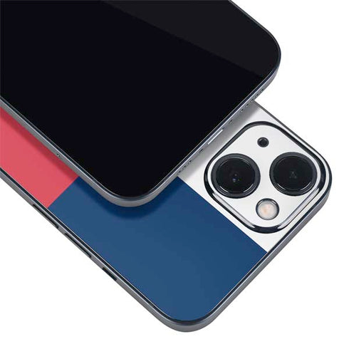 USA Flag Color Block iPhone Skins
