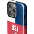 USA Flag Color Block iPhone 15 Pro Impact Case