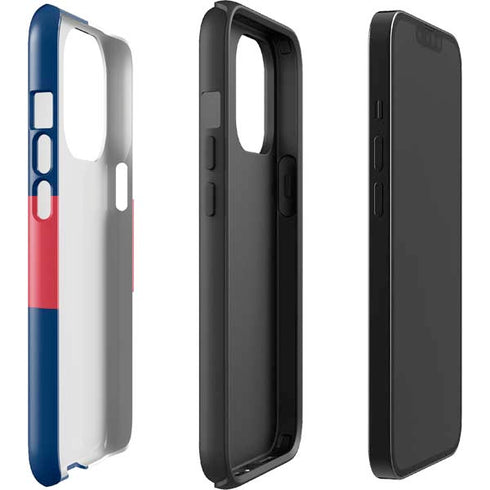 USA Flag Color Block iPhone 15 Pro Impact Case