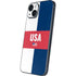 USA Flag Color Block iPhone 15 Skin