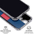USA Flag Color Block iPhone 16 Clear Case