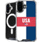 USA Flag Color Block iPhone 16 MagSafe Case