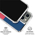 USA Flag Color Block iPhone 16 Pro Clear Case