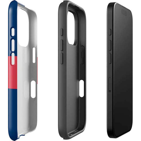 USA Flag Color Block iPhone 16 Pro Impact Case