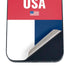 USA Flag Color Block iPhone 16 Skin
