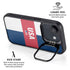USA Flag Color Block iPhone 16e Kickstand Case